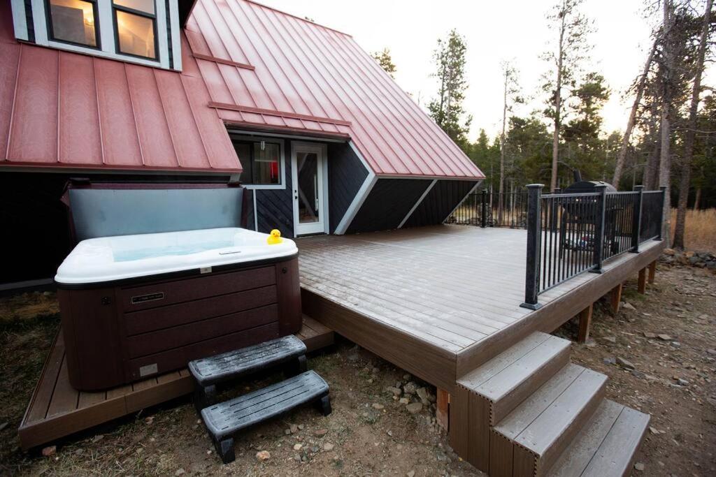 Little Gem Lodge Unique Mtn A-Frame W Hot Tub 블랙 호크 외부 사진